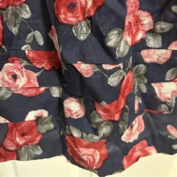 CITY TRIANGLES SZ 11 Juniors Floral Strapless Back Zip Dress - Picture 2 of 11